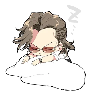 😴-Thug Life, Telegram Sticker