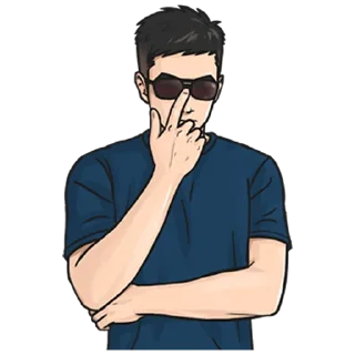 😎-Thug Life, Telegram Sticker
