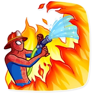 🔥-Into the Spider-Verse, Telegram Sticker