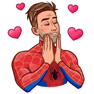🥰-Into the Spider-Verse, Telegram Sticker