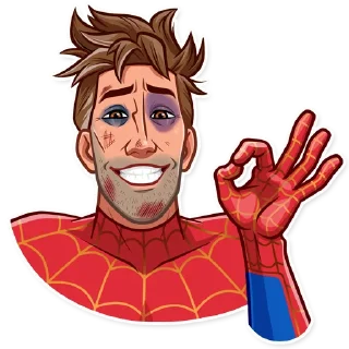 👌-Into the Spider-Verse, Telegram Sticker