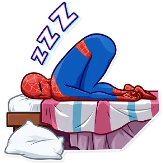😴-Into the Spider-Verse, Telegram Sticker
