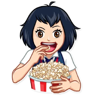 🍿-Into the Spider-Verse, Telegram Sticker