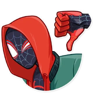 👎-Into the Spider-Verse, Telegram Sticker