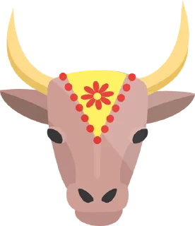 🐄-@Spiritualbooks, Telegram Sticker