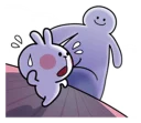 😱-Spoiled Rabbit Small For You, Telegram Sticker