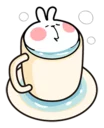 😊-Spoiled Rabbit Small For You, Telegram Sticker
