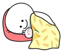 😴-Spoiled Rabbit Small For You, Telegram Sticker