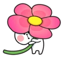 🌺-Spoiled Rabbit Small For You, Telegram Sticker