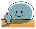 😊-Spoiled Rabbit Small For You, Telegram Sticker