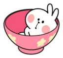 😊-Spoiled Rabbit Small For You, Telegram Sticker