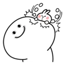👊-Spoiled Rabbit Small For You, Telegram Sticker