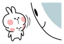 😔-Spoiled Rabbit Small For You, Telegram Sticker
