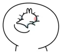 😍-Spoiled Rabbit Small For You, Telegram Sticker