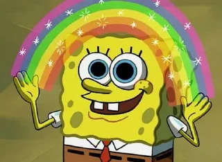 🏳️‍🌈-SpongebobMemes - @PhantomSticker, Telegram Sticker