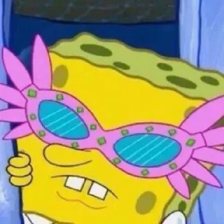 😎-SpongebobMemes - @PhantomSticker, Telegram Sticker