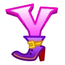 🔤-Spooky Letters @StickerEmojiRobot, Telegram Sticker