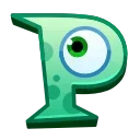 🔤-Spooky Letters @StickerEmojiRobot, Telegram Sticker