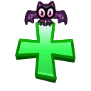 🔤-Spooky Letters @StickerEmojiRobot, Telegram Sticker