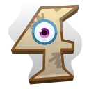 🔤-Spooky Letters @StickerEmojiRobot, Telegram Sticker