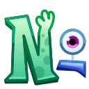 🔤-Spooky Letters @StickerEmojiRobot, Telegram Sticker