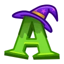 Spooky Letters @StickerEmojiRobot