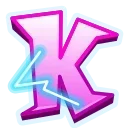 🔤-Spooky Letters @StickerEmojiRobot, Telegram Sticker