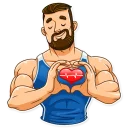 ❤️-Sport Guy, Telegram Sticker