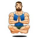 🙏-Sport Guy, Telegram Sticker