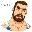 🤨-Sport Guy, Telegram Sticker
