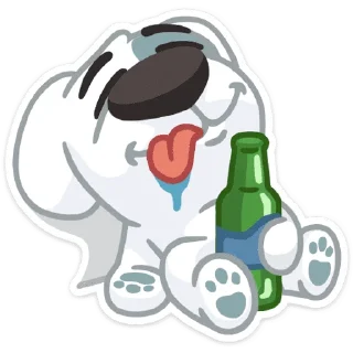 🍾- :: @stickroom, Telegram Sticker