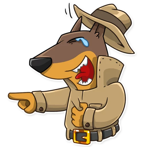 Dobie the Spy, telegram sticker