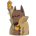 👍-Dobie the Spy, Telegram Sticker