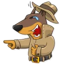 😂-Dobie the Spy, Telegram Sticker