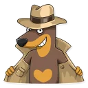 💝-Dobie the Spy, Telegram Sticker