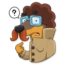 😐-Dobie the Spy, Telegram Sticker