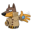 👋-Dobie the Spy, Telegram Sticker