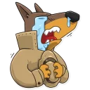 😭-Dobie the Spy, Telegram Sticker