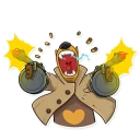 👹-Dobie the Spy, Telegram Sticker