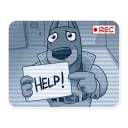 😨-Dobie the Spy, Telegram Sticker
