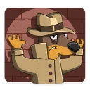 😟-Dobie the Spy, Telegram Sticker
