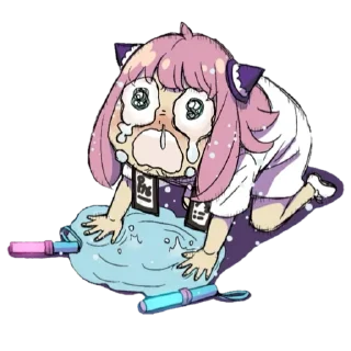 😭-Spy x family @Toji_sama, Telegram Sticker