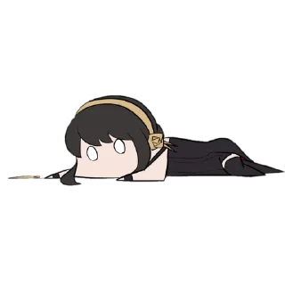 😐-Spy x family @Toji_sama, Telegram Sticker