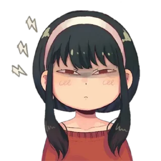 😤-Spy x family @Toji_sama, Telegram Sticker