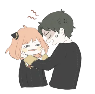 ❤️-Spy x family @Toji_sama, Telegram Sticker