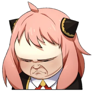 😑-Spy x family @Toji_sama, Telegram Sticker