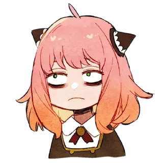 😐-Spy x family @Toji_sama, Telegram Sticker