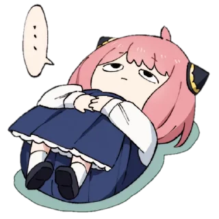 😔-Spy x family @Toji_sama, Telegram Sticker