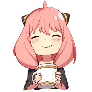 ☕️-Spy x family @Toji_sama, Telegram Sticker