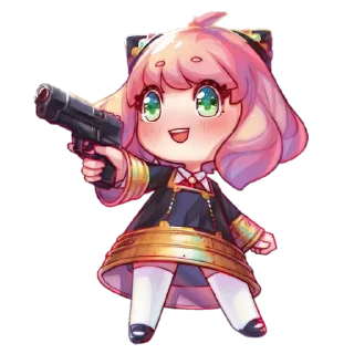 🔫-Spy x family @Toji_sama, Telegram Sticker